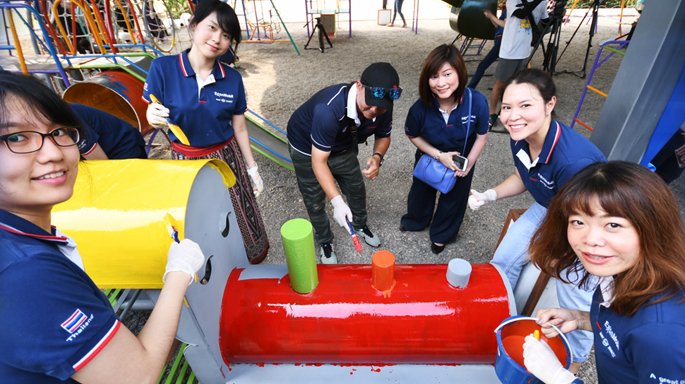 ช่อง 3 ร่วมกิจกรรม สื่อมวลชนสัญจร 2561 สร้างสนามเด็กเล่น-มอบห้องเรียนที่ จ.สุโขทัย