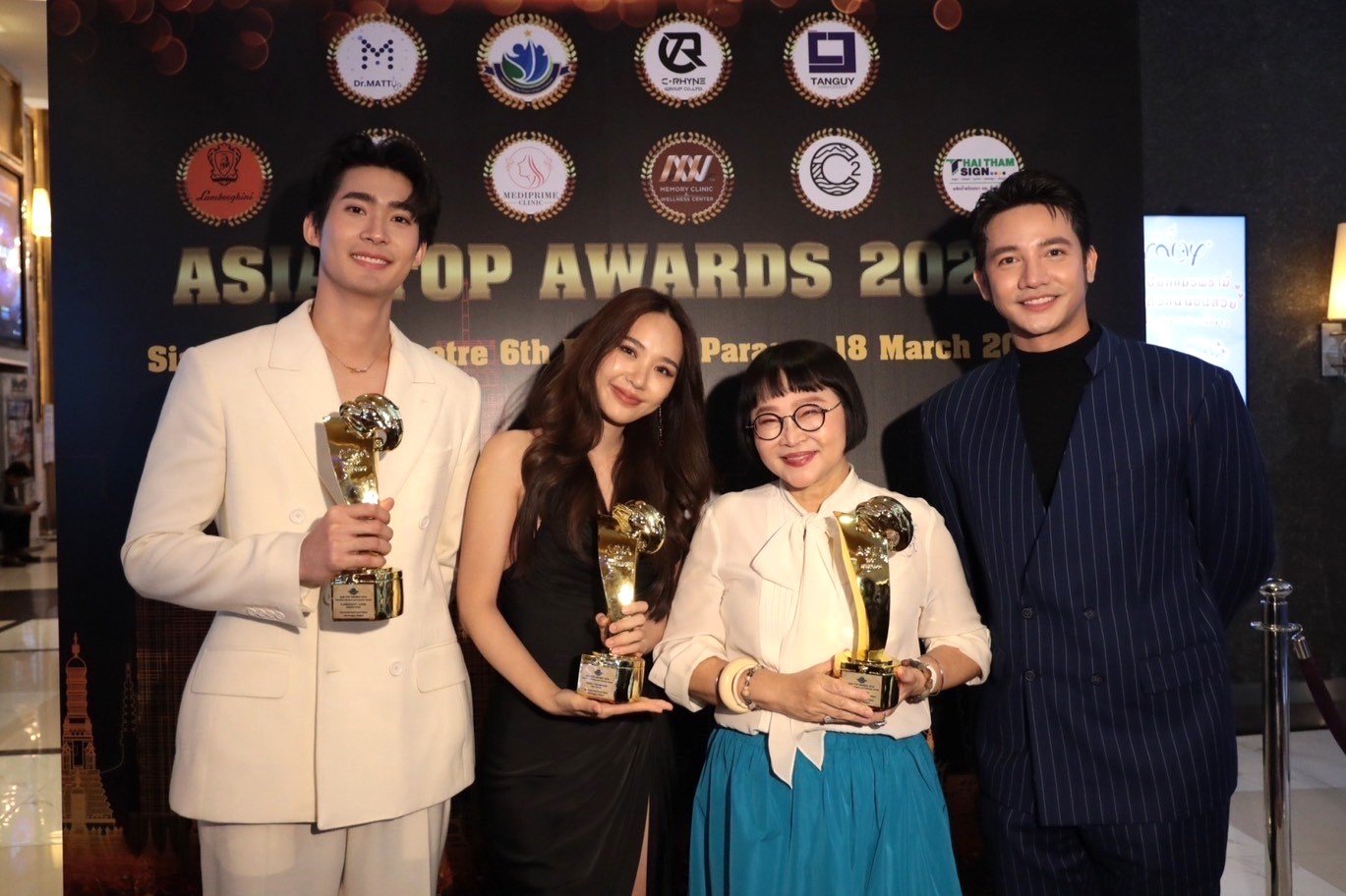 ช่อง 3 ปังยกเซ็ต! พรหมลิขิต - ญดา - จูเนียร์ คว้ารางวัลอันทรงเกียรติ Asia Top Awards 2024